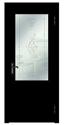 Дверь 40010 Палермо дуб французский стекло Uberture, 700мм.