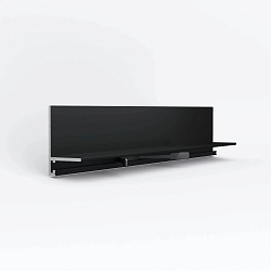 Микроплинтус алюминий Черный муар L-MAX 35.6 Laconistiq
