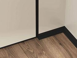 Микроплинтус алюминий Белый матовый Micro-L 25.8 Laconistiq
