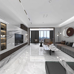 Керамогранит Carina Светло-серый GT1206016306PDR GLOBAL TILE