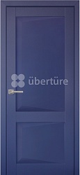 Дверь ПДГ102 Перфекто бархат синий глухая Uberture