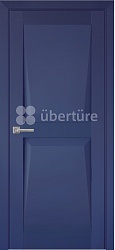 Дверь ПДГ103 Перфекто бархат синий глухая Uberture