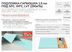 Подложка под SPC/WPC/LVT 1,5мм Solid