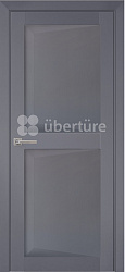 Дверь ПДГ104 бархат серый Глухая Soft-Touch Perfecto Uberture