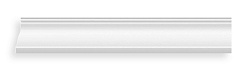 Плинтус окрашенный D193-115 WHITE LINE Decomaster