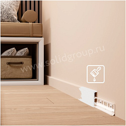 Плинтус под покраску 1 UHD 55/80 ДУЭТ Solid
