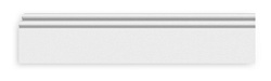 Плинтус окрашенный D233-115 WHITE LINE Decomaster