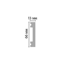 Плинтус окрашенный D157-77 ECO LINE Decomaster
