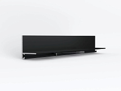 Микроплинтус алюминий Черный муар Micro-L 25.8 Laconistiq