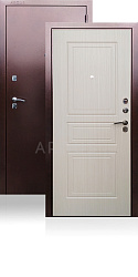 Дверь металлическая Квартира Гранд Антик медь Белый ясень Аргус