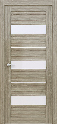 Дверь 2126 Light велюр серый стекло Uberture