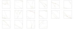Керамогранит Majestic Luxe Белый GT60601903MR GLOBAL TILE