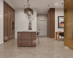 SPC-ламинат замковая Гикори Chevron ALPINE FLOOR ЕСО 18-21