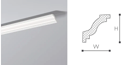 Карниз под покраску WT6 WALLSTYL® NMC
