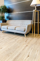 ПВХ-плитка клеевая Дуб ваниль Easy Line ALPINE FLOOR ECO 3-4
