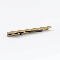 Микроплинтус алюминий Золото анодированное Micro 15 classic Laconistiq