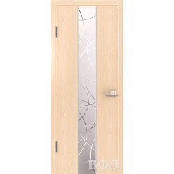 Дверь Токио Standart дуб беленый стекло ВФД, 600мм.