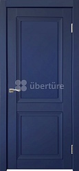 Дверь ПДГ1 Деканто бархат синий глухая Uberture