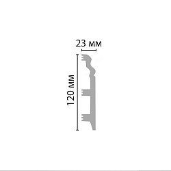 Плинтус окрашенный D233-16 ECO LINE Decomaster