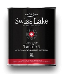 Краска интерьерная Tactile 3 База А 2,7л Swiss Lake