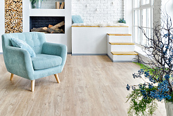 ПВХ-плитка клеевая Дуб кремовый Easy Line ALPINE FLOOR ECO 3-23