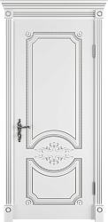 Дверь 73ДГ0 Бэпс Classic Luxe эмаль белая глухая ВФД