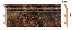 Плинтус окрашенный D233-713 ECO LINE Decomaster
